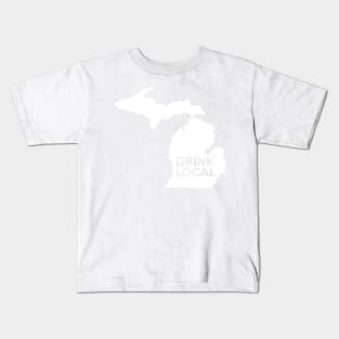 Michigan Drink Local MI Detroit Kids T-Shirt